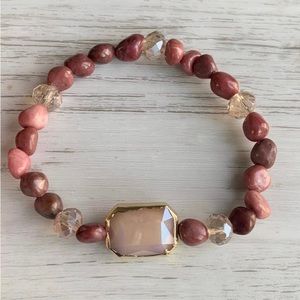 Healing crystal beaded bracelet